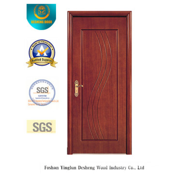 Simplified Style MDF Door for Interior with Brown Color (xcl-028)